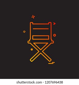 Furniture icon design vector 