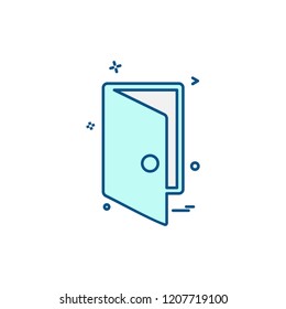 Furniture icon design vector 