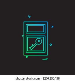 Furniture icon design vector