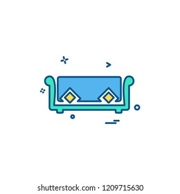 Furniture icon design vector