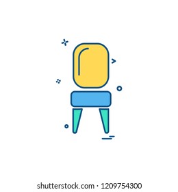 Furniture icon design vector