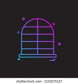 Furniture icon design vector 