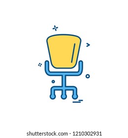 Furniture icon design vector 