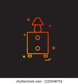 Furniture icon design vector 