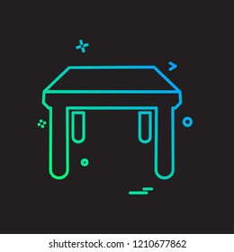 Furniture icon design vector