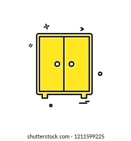 Furniture icon design vector 