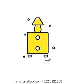 Furniture icon design vector 