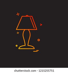 Furniture icon design vector