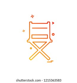 Furniture icon design vector 