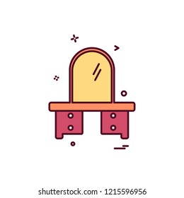 Furniture icon design vector 