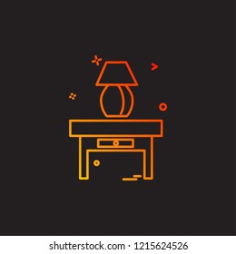 Furniture icon design vector 