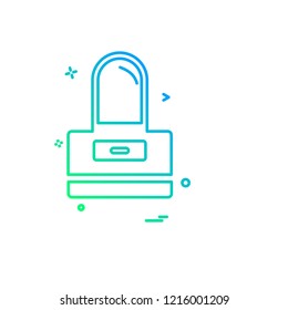 Furniture icon design vector