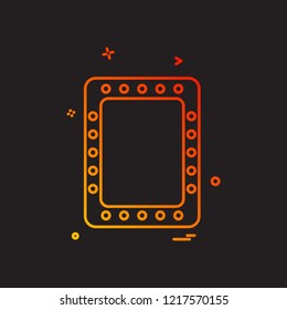 Furniture icon design vector 