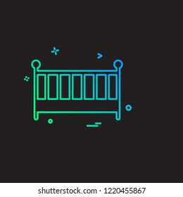 Furniture icon design vector