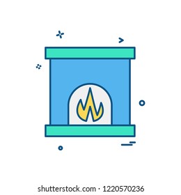 Furniture icon design vector 