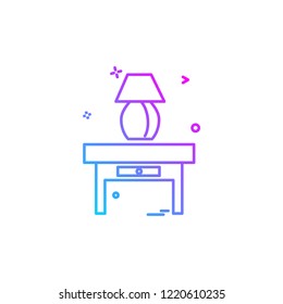 Furniture icon design vector 