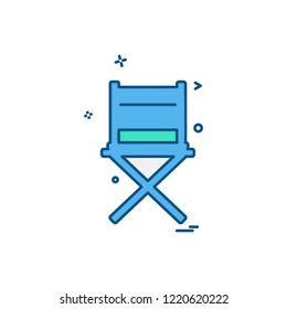 Furniture icon design vector 