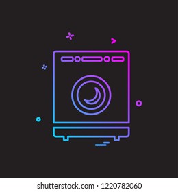 Furniture icon design vector 