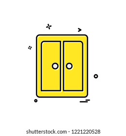 Furniture icon design vector 