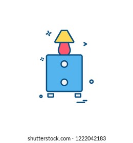 Furniture icon design vector 