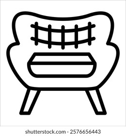 Furniture Icon Element For Design
