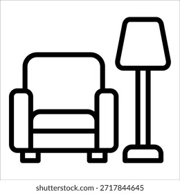 Elemento de icono de muebles para diseño