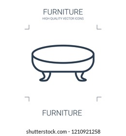 furniture icon. high quality line furniture icon on white background. from furniture collection flat trendy vector furniture symbol. use for web and mobile