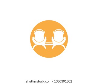 Furniture icon logo vector