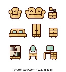 Furniture Icon Set