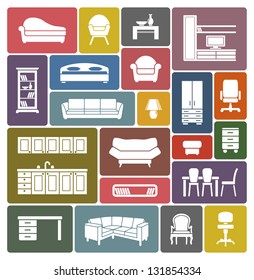 Furniture Icon Set