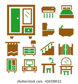 furniture icon set
