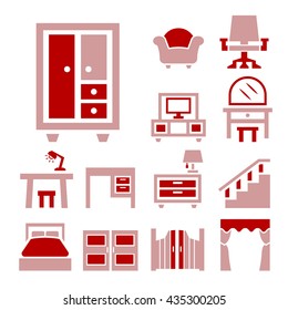 furniture icon set