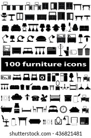 furniture icon set