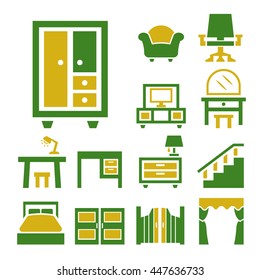 furniture icon set
