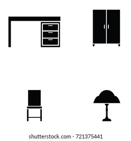 furniture icon set