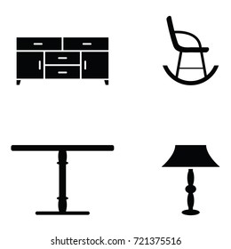 furniture icon set