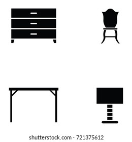 furniture icon set