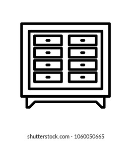 furniture icon vector