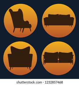 furniture icon vector illustration 