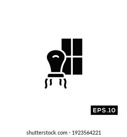 Furniture icon vector. furniture symbol vector