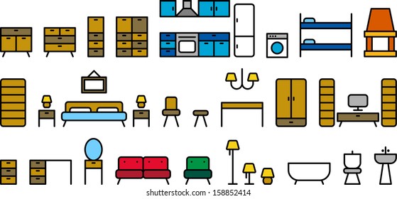Furniture icons