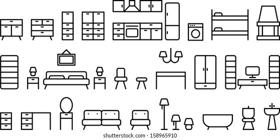 Furniture icons