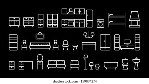 Furniture icons