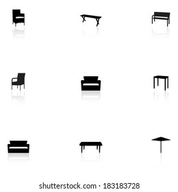 Furniture icons - outdoor