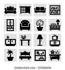 Furniture Icons Set