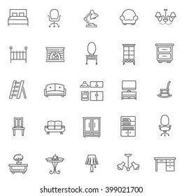 Furniture Icons Set