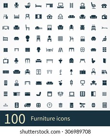 furniture Icons Vector set
