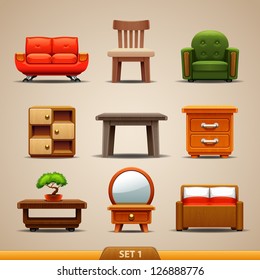 Furniture icons  set 1