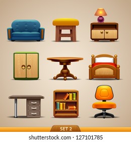 Furniture icons-set 2