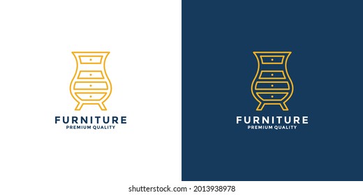 furniture idea logo design for your business property, interior, real estate, renovation etc
